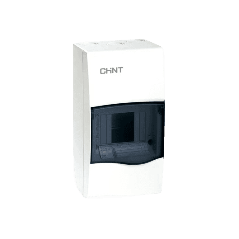 Caja de Distribución para Sobreponer, 4 Módulos, Riel Din, 228 x 120 x 99mm, IP40 - Chint - CD40S04 - 8101010