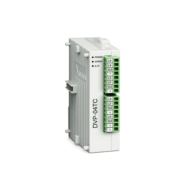 Modulo de Expansión para PLC 4 AI Tipo J, Tipo K, Tipo R, Tipo S, Tipo T - Delta DVP04TC-S 