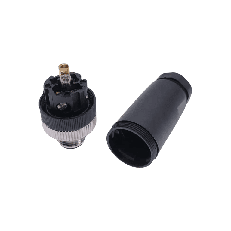 Conector Armable M12, 8 Pines Hembra Recto PG9 Atornillable Plastico - Turck B 8181-0 - U0885-26