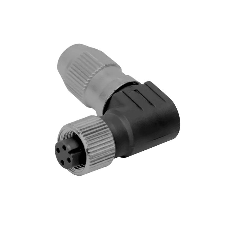 Conector Armable M12, 4 Pines Hembra Codo PG7 Atornillable Plástico - Turck B 8246-0 - U6576-1