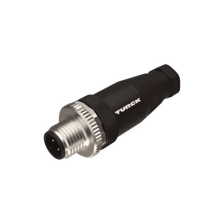 Conector Armable M12, 4 Pines Macho Recto PG7 Atornillable Plástico - Turck BS 8141-0 - U6550