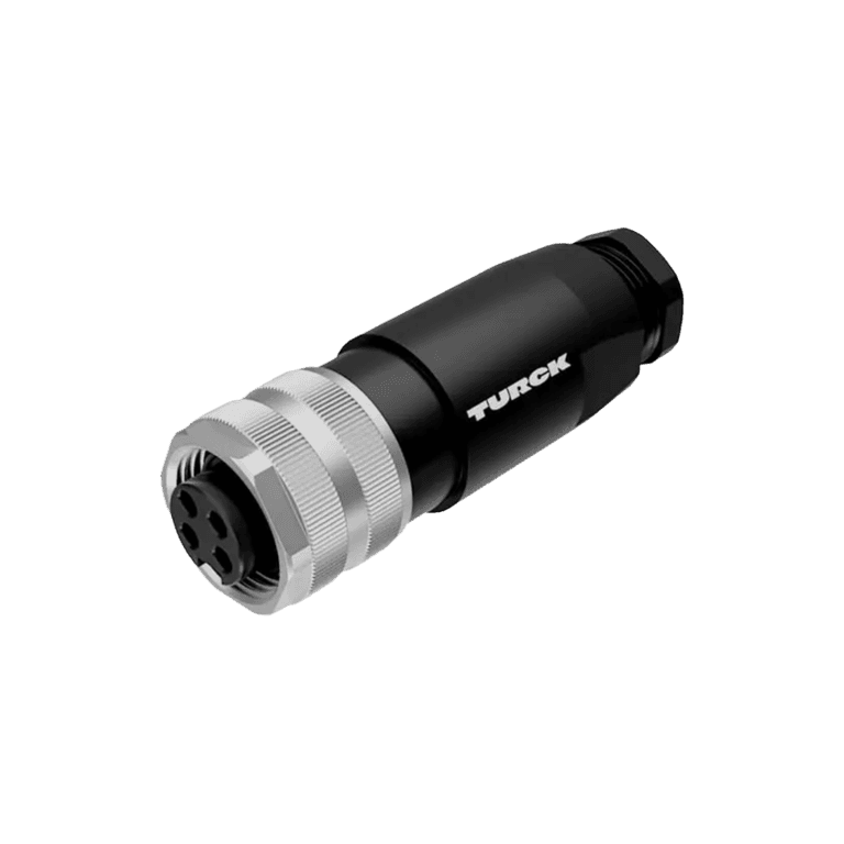 Conector Armable 7/8", 4 Pines Hembra Recto PG13 Atornillable Plastico - Turck B 4141-0/13.5 - U6413