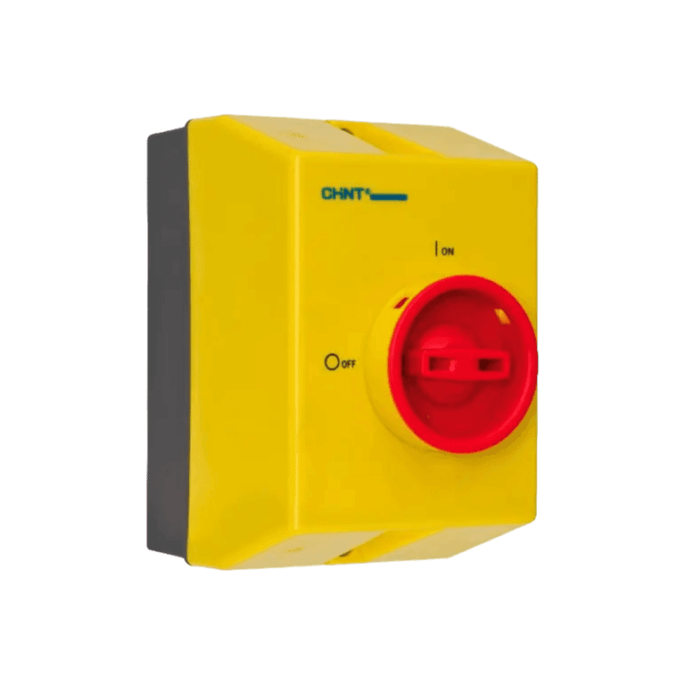 Caja para Guardamotor a prueba de agua para NS2 marco: 25, 32 - Chint - WPB-1 red-yellow - 495854 