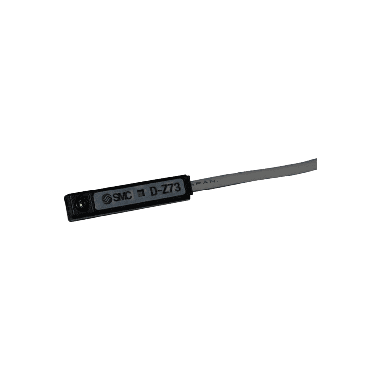 Sensor Magnético Detector Reed, En línea, 2 hilos, 1 NO, 24 VCD, 110VCA, Cable de 3 metros, para Cilindro Neumático montaje Directo - SMC D-Z73L - 006178 