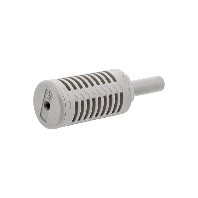 Silenciador Neumático Racor 8 mm Macho, Cuerpo de Plástico Absorción Sinterizado, 38 dB, 1.0 MPa - SMC ANB1-C08 - 006734