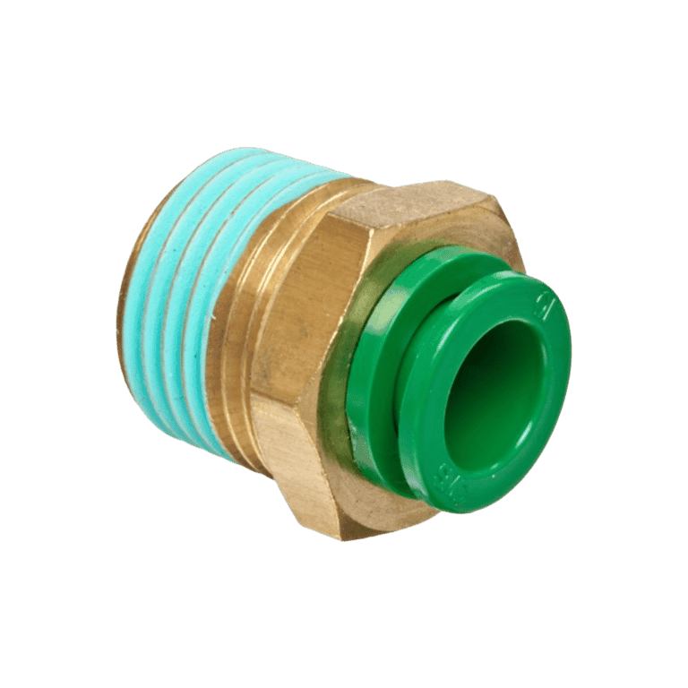 Conector Neumático Rápido Recto Manguera 8 mm x RC 1/4" Macho, Plástico - SMC KRH08-02S - 003023
