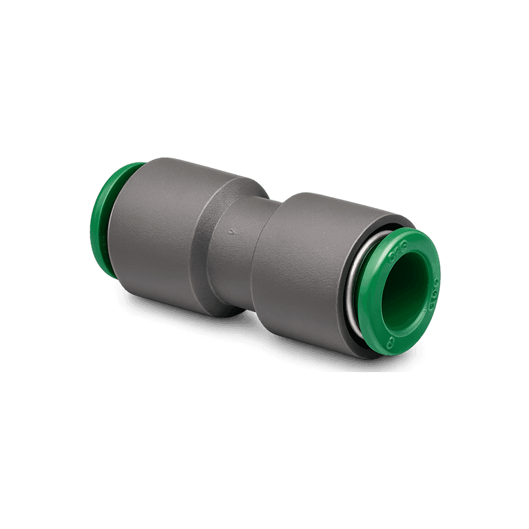 Conector Neumático Rápido Recto Manguera 6 mm x Manguera 6 mm, Resina PBT No Inflamable - SMC KRH06-00 - 003022