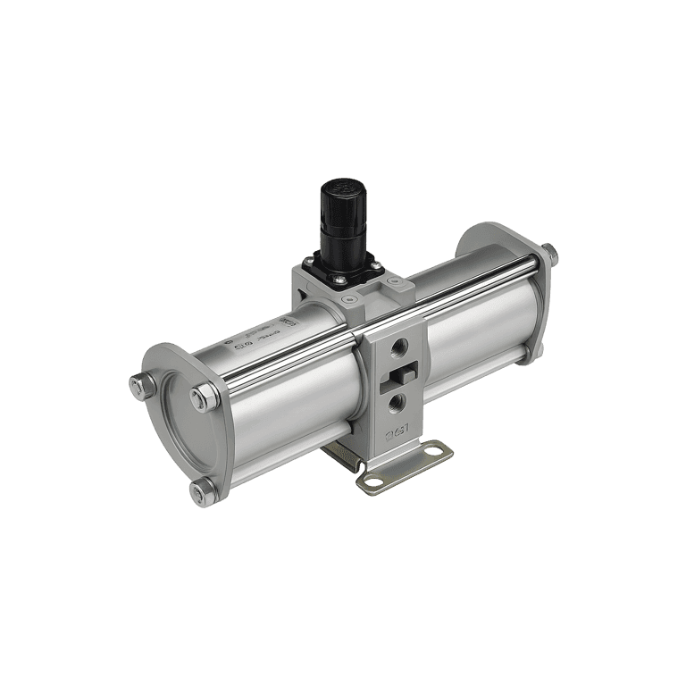 Booster Multiplicador de Presión 3/8" RC  1,000 l/min, 0.2 a 1.0 MPa aumento de presión 2 veces hasta 1.0 MPa, Manual - SMC VBA20A-03GN - 134849
