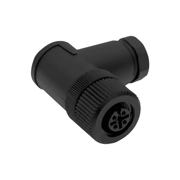 Conector Armable M12, 4 Pines Hembra Recto PG1 Atornillable Plastico - Turck B 8241-0 - U6555