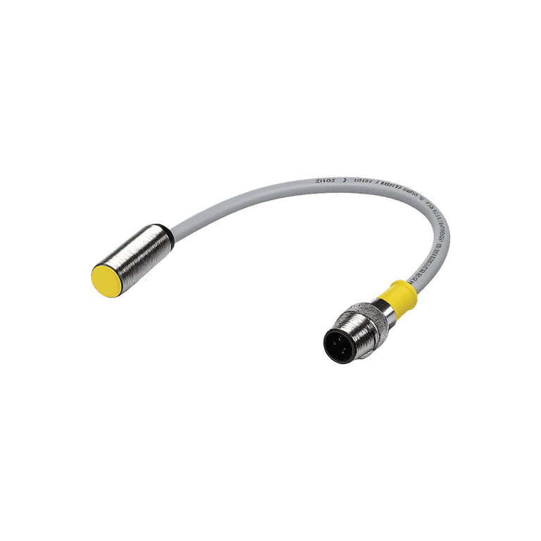 Sensor Inductivo Rasante ø M12 4 mm, Salidas a Transistor (PNP) 3 hilos DC Cable de 0.2 metros con conector M12, 10 ~ 30 VCD, IP67 - Turck BI4-G12K-AP6X-0.2-RS4T - 4670287