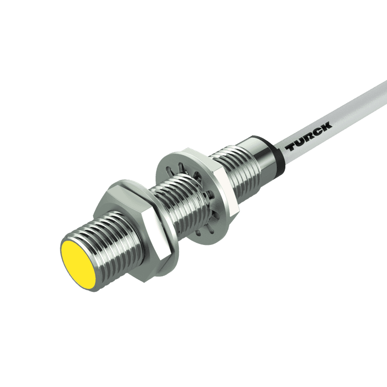 Sensor Capacitivo Rasante ø M12, 3 mm, Salidas a Transistor (PNP) 3 hilos DC Conector M12, 10 ~ 30 VCD, 24 VCD, IP67 - Turck BC3-M12-AP6X - 2601000