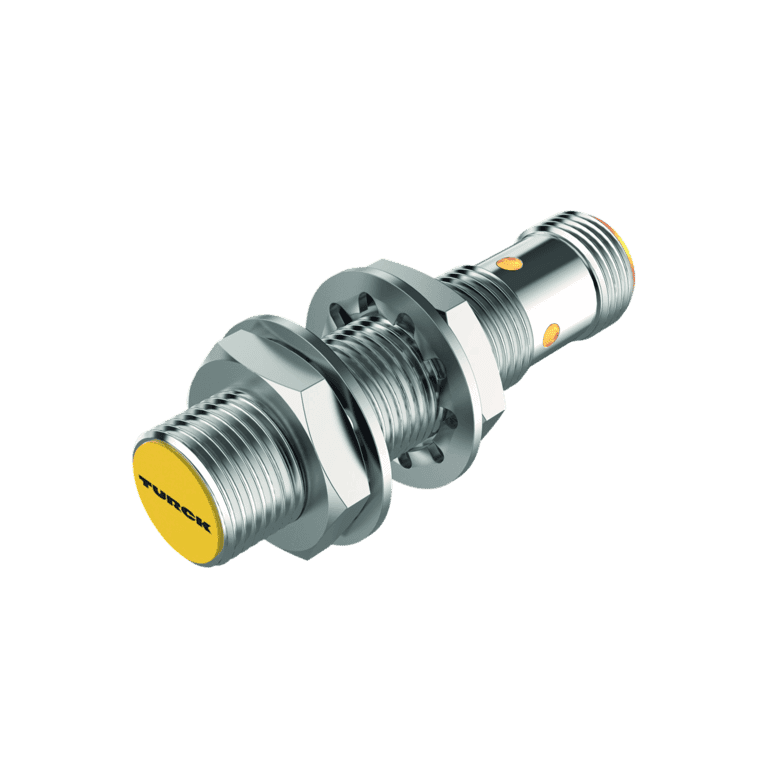 Sensor de Campo Magnético Enrasado M12, 90 mm, Salida a Transistor (PNP) 3 hilos DC, 10 ~ 65 VCD, IP67 - Turck BIM-M12E-AP4X-H1141 - 1579913
