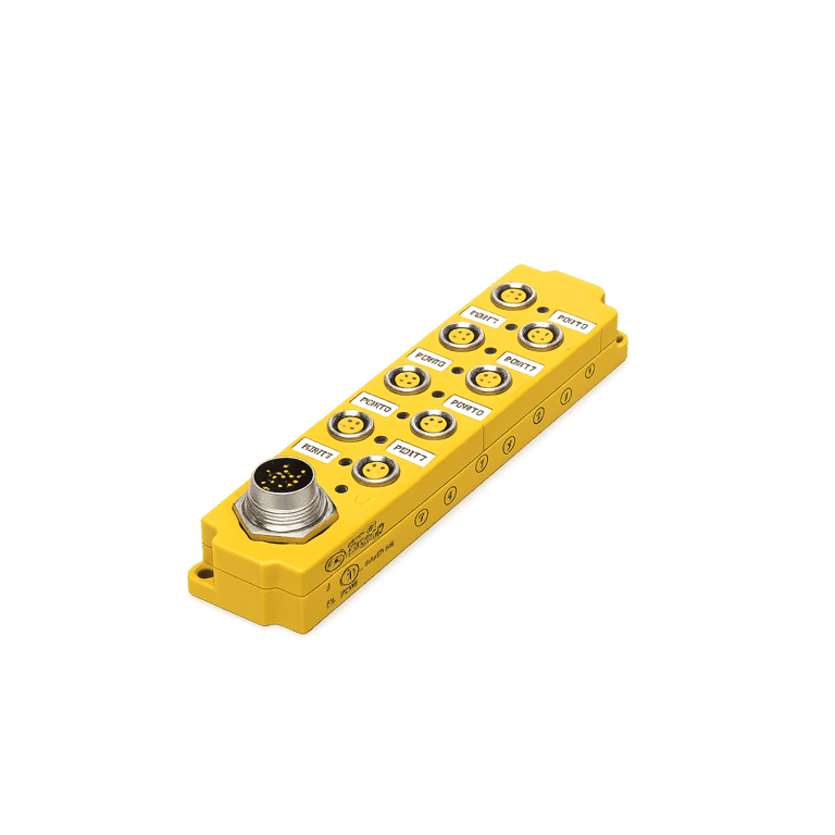 Caja Multipuerto para Sensores 8 Puertos A de E/S M8 3 Pines, Conexión B M16, IP67 - Turck VB 803M-PX9-BS14 - U0943-60