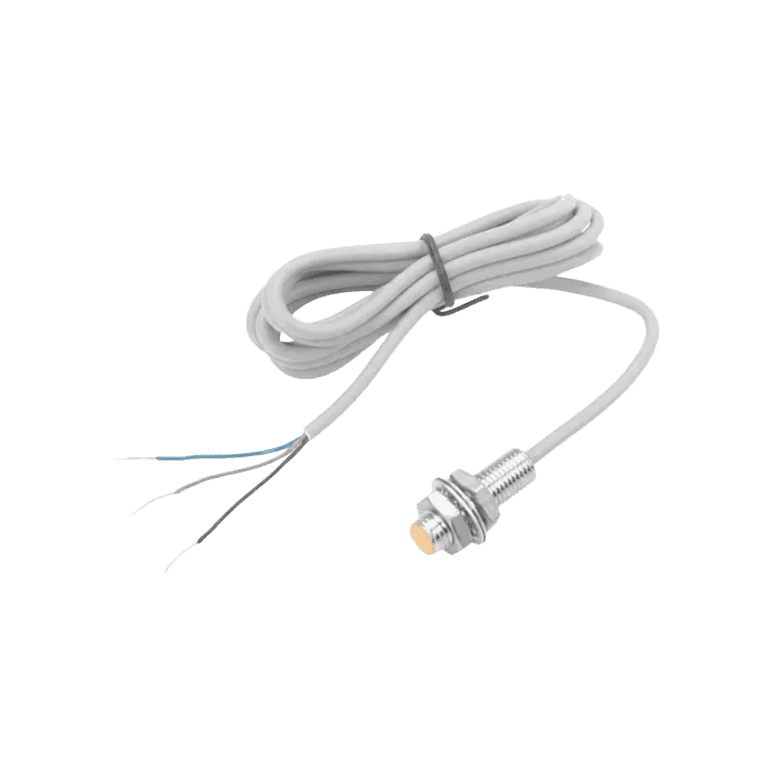Sensor Inductivo Rasante ø M8, 2 mm, Salida a Transistor (PNP), 1 NO, 3 hilos DC Cable de 2 metros, 10 ~ 30 VCD, IP67 - Turck BI2-EG08K-AP6X - 4669400