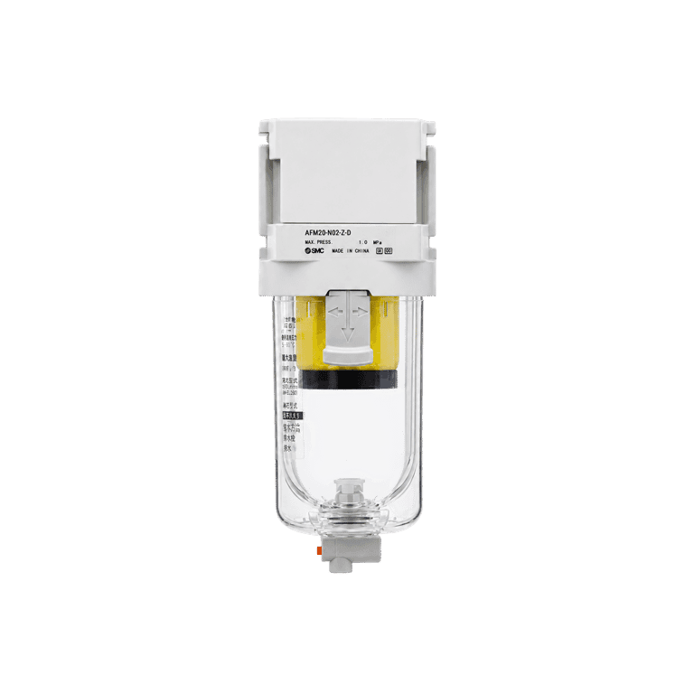 Filtro 0.3 μm para Aire Comprimido 0.3 μm 1/4" NPT Vaso Policarbonato - SMC AFM20-N02-Z-D - 375373
