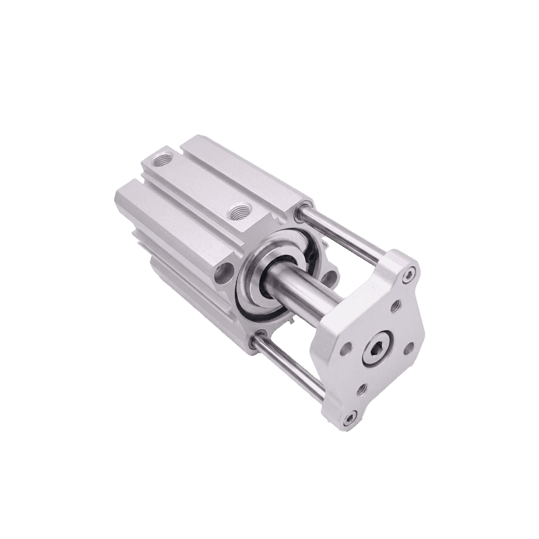 Cilindro Neumático Compacto Guiado ø 32 mm x 40 mm, RC 1/8", Doble Efecto, Vástago Simple, Sin Lubricación, Vástago Hembra - SMC CDQMB32-40 - 077406
