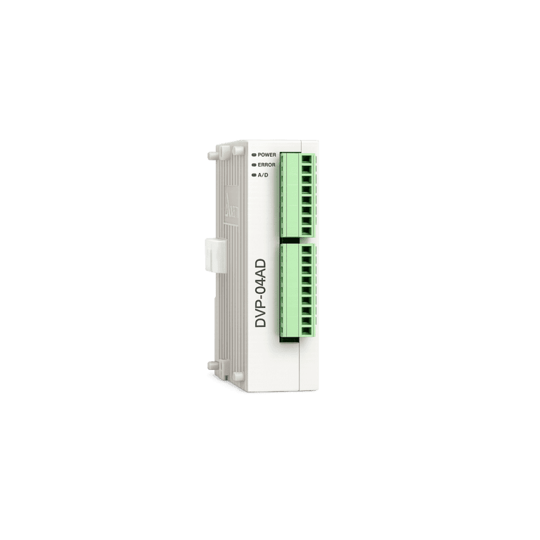 Modulo de Expansión para PLC 4 AO Voltaje  (0V~+10V), Corriente (0 mA~+20 mA) - Delta DVP04DA-S 