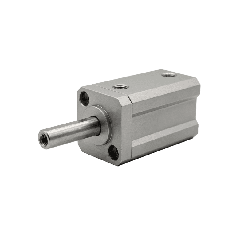 Cilindro Neumático Compacto ø 12 mm x 25 mm, Milimétrica M5, Doble Efecto, Vástago Antigiro, Sin Lubricación, Vástago Hembra - SMC CQ2KB12-25D - 070636