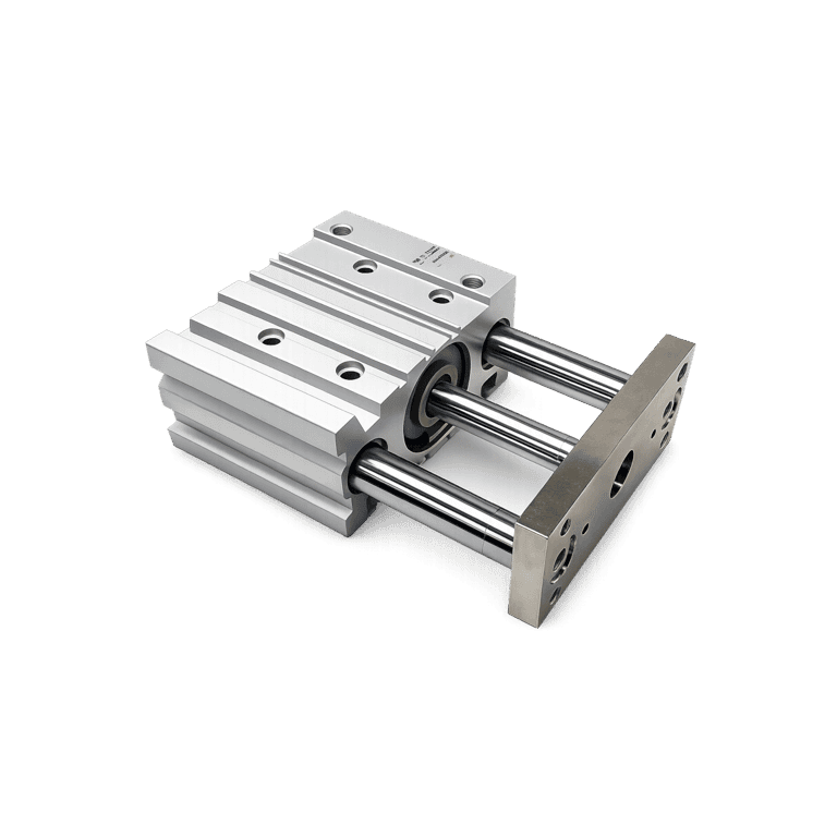Cilindro Neumático Lineal Guiado ø 63 mm x 75 mm, RC 1/4", Doble Efecto, Amortiguación Neumatica - SMC MGPM63-75Z  - 186132