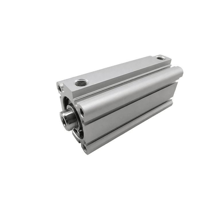 Cilindro Neumático Compacto ø 32 mm x 75 mm, RC 1/8", Doble Efecto, Sin Lubricación, Vástago Hembra - SMC CDQ2A32-75DZ - 163157