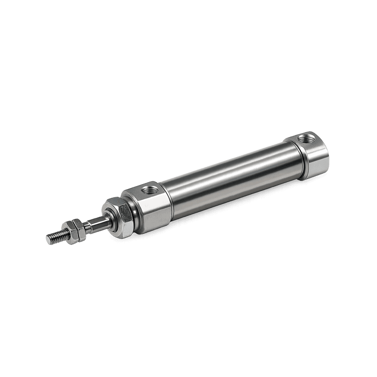 Cilindro Neumático Engargolado ø 16 mm x 35 mm, M5, Doble Efecto - SMC CDJ2B16-35Z-B - 293153