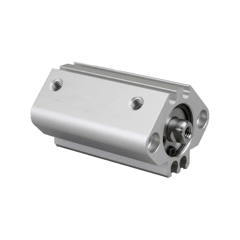 Cilindro Neumático Compacto ø 16 mm x 15 mm, Milimétrica M5, Doble Efecto, Sin Lubricación, Vástago Hembra - SMC CDQ2B16-15DZ - 163114
