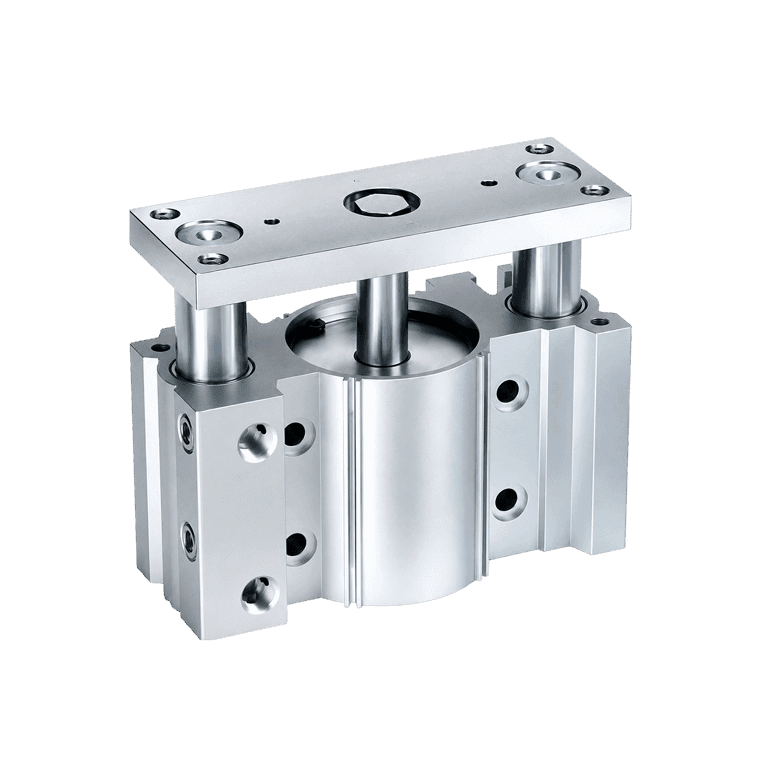 Cilindro Neumático Lineal Guiado ø 20 mm x 75mm, RC 1/8", Doble Efecto, Amortiguación Neumática - SMC MGPM20-75Z -186093