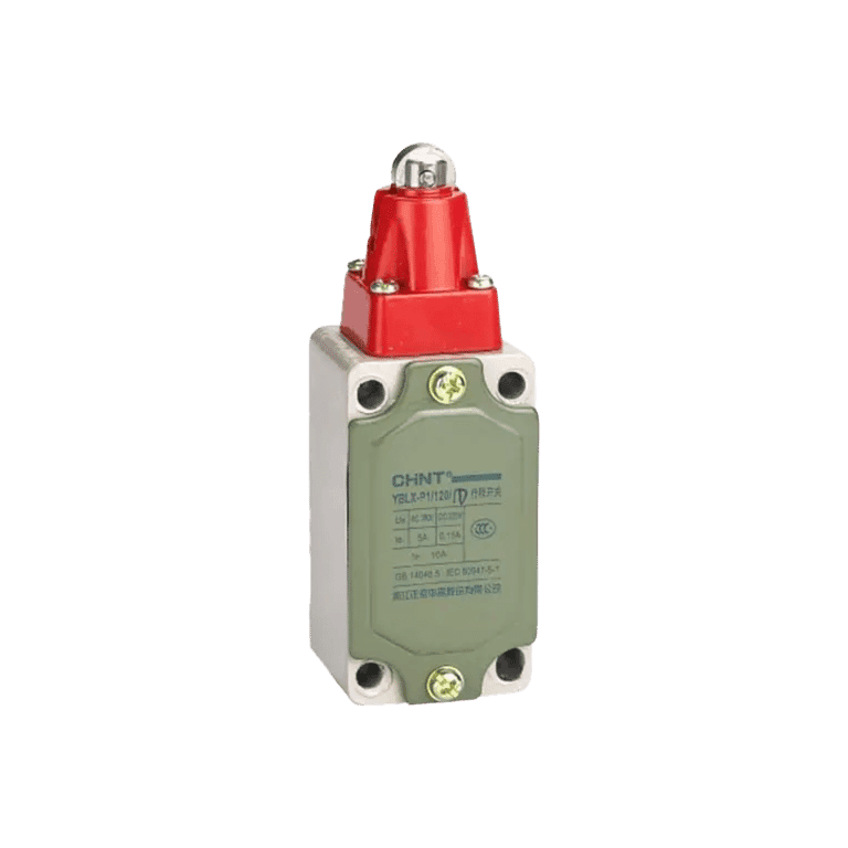 Interruptor de Posición Limit Switch Émbolo Rodillo Horizontal 1 NO NC, IP52 - Chint YBLX-P1/120/1D - 437086