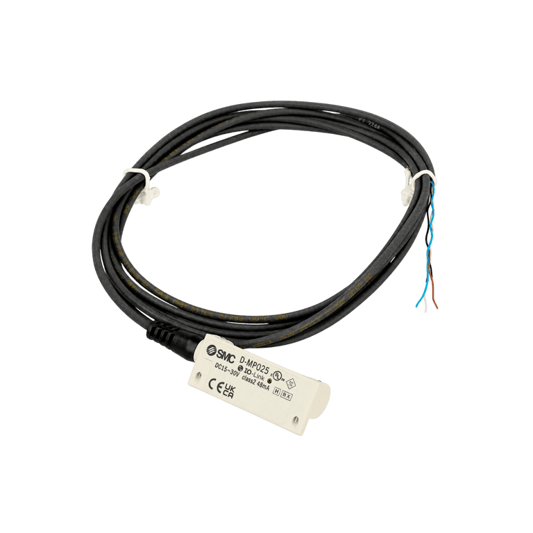 Sensor Magnético Salida analógica, PNP o NPN, Cable 2 m, para Detección Magnética Cilindro Neumático montaje Directo - SMC D-MP025A - 313032