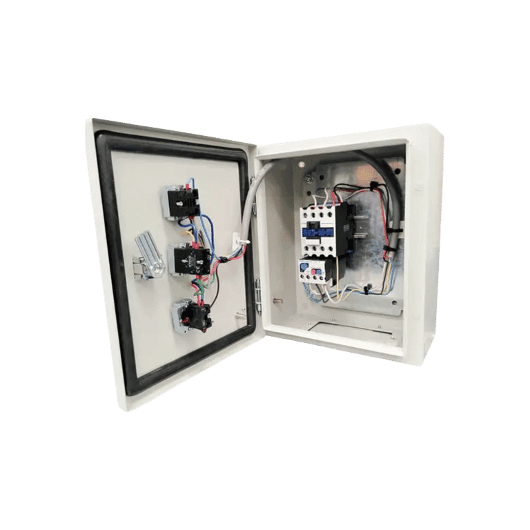 KIT Arrancador a Tensión Plena Gabinete, Rango de Protección Térmica 12 - 18A, Bobina 220 VCA, Motor 5 HP 220 VCA - Chint ETCEI-5HP220V-12-18A-NQ2