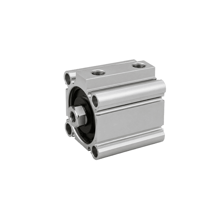 Cilindro Neumático Compacto ø 40 mm x 10 mm, RC 1/8", Doble Efecto, Sin Lubricación, Vástago Hembra - SMC CDQ2B40-10DZ - 164299