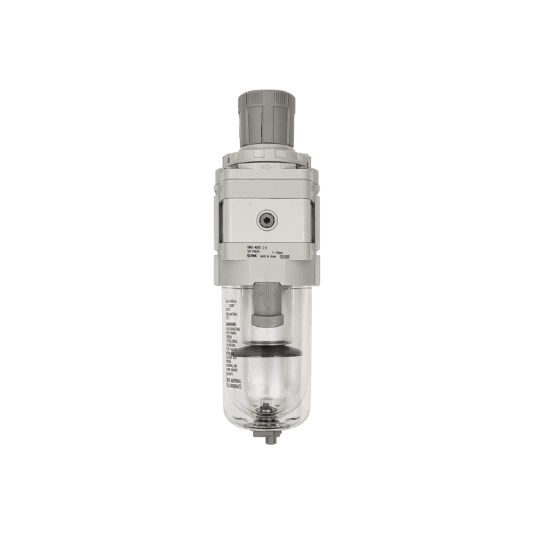 Filtro Regulador 0.05 a 0.85 MPa, 5 μm, 1/2" NPT  Vaso Policarbonato - SMC AW40-N04-Z-D - 439186