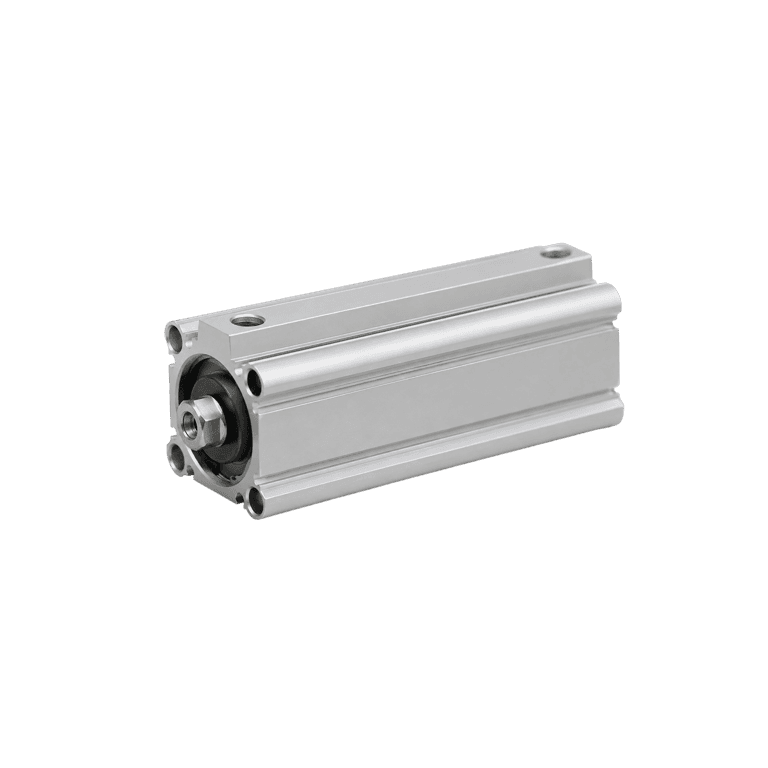 Cilindro Neumático Compacto ø 40 mm x 100 mm, RC 1/8", Doble Efecto, Sin Lubricación, Vástago Hembra - SMC CDQ2B40-100DZ - 164401