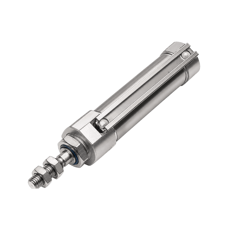 Cilindro Neumático Engargolado ø 16 mm x 30 mm, M5, Doble Efecto - SMC CDJ2B16-30Z-A - 328896