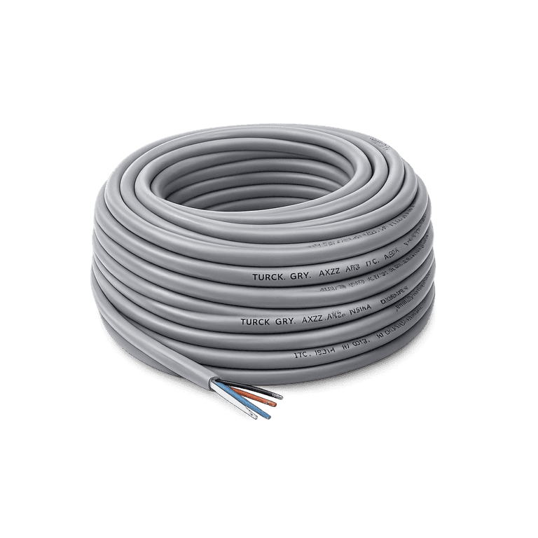 ROLLO Cable de Control 4 x 22 AWG (50 metros) - Turck GRY,PVC,4X22,ITC,MSHA - RF50516
