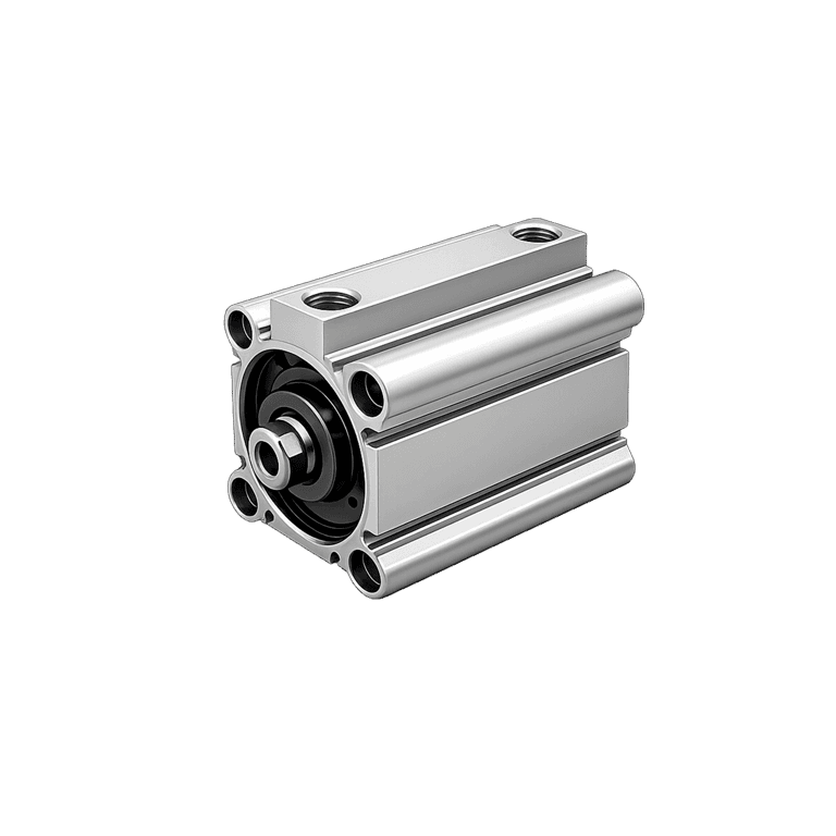 Cilindro Neumático Compacto ø 50 mm x 35 mm, NPT 1/4", Doble Efecto, Sin Lubricación, Vástago Hembra - SMC CDQ2B50TN-35DZ - 236404