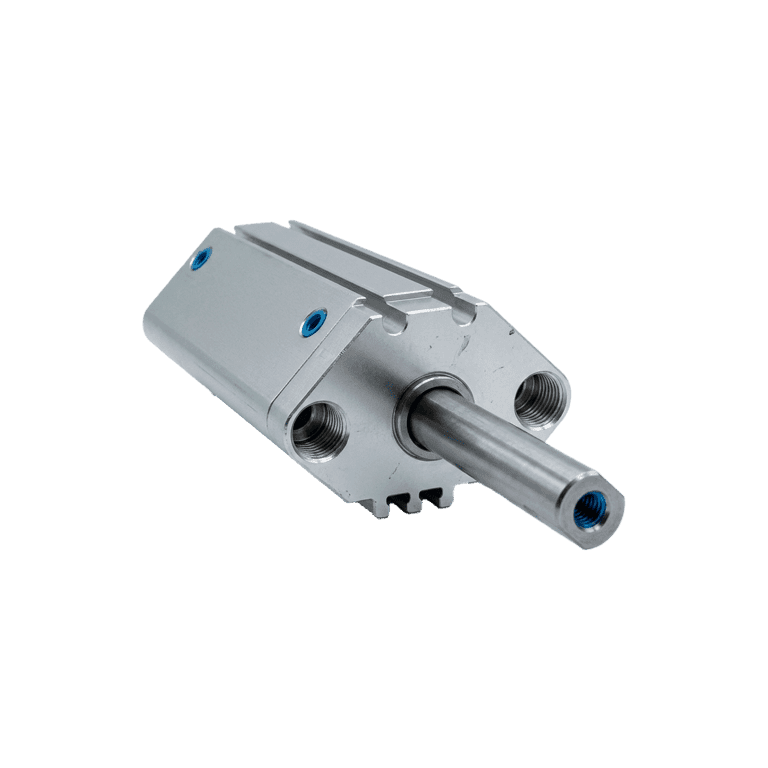 Cilindro Neumático Compacto ø 20 mm x 45 mm, Milimétrica M5, Doble Efecto, Vástago Antigiro, Sin Lubricación, Vástago Hembra - SMC CDQ2KB20-45DZ - 258048