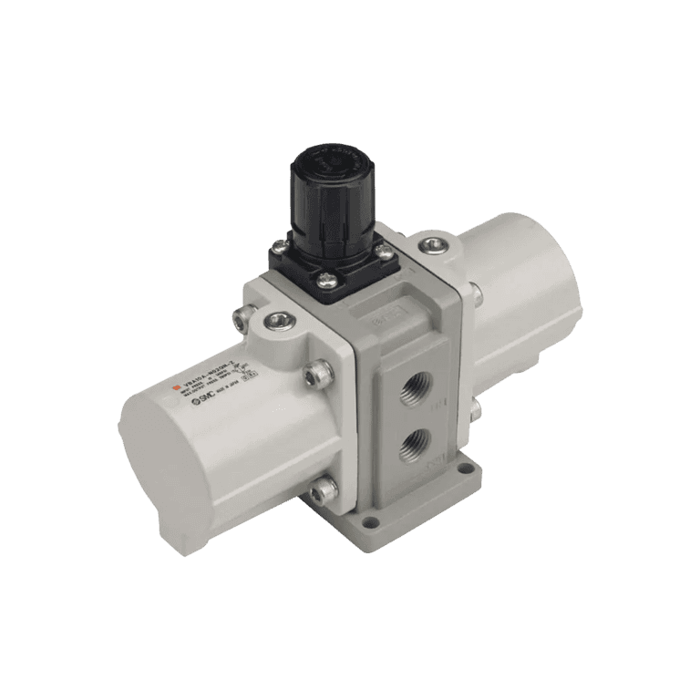 Booster Multiplicador de Presión 1/4" NPT  230 l/min, 0.2 a 1.0 MPa aumento de presión 2 veces hasta 1.0 MPa, Manual - SMC VBA10A-02G -160329