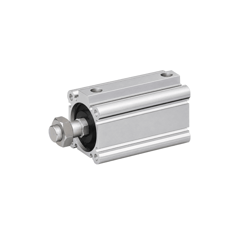 Cilindro Neumático Compacto ø 40 mm x 50 mm, RC 1/8", Doble Efecto, Sin Lubricación, Vástago Macho - SMC CDQ2A40-50DMZ - 164387