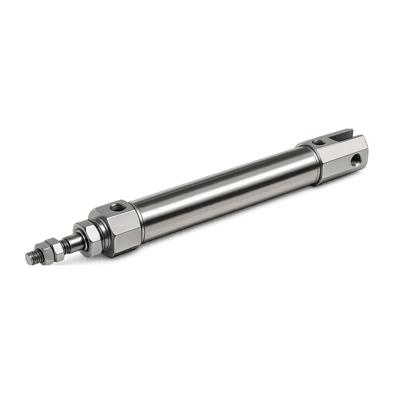 Cilindro Neumático Engargolado ø 16 mm x 75 mm, M5, Doble Efecto - SMC CDJ2D16-75Z-B - 219811