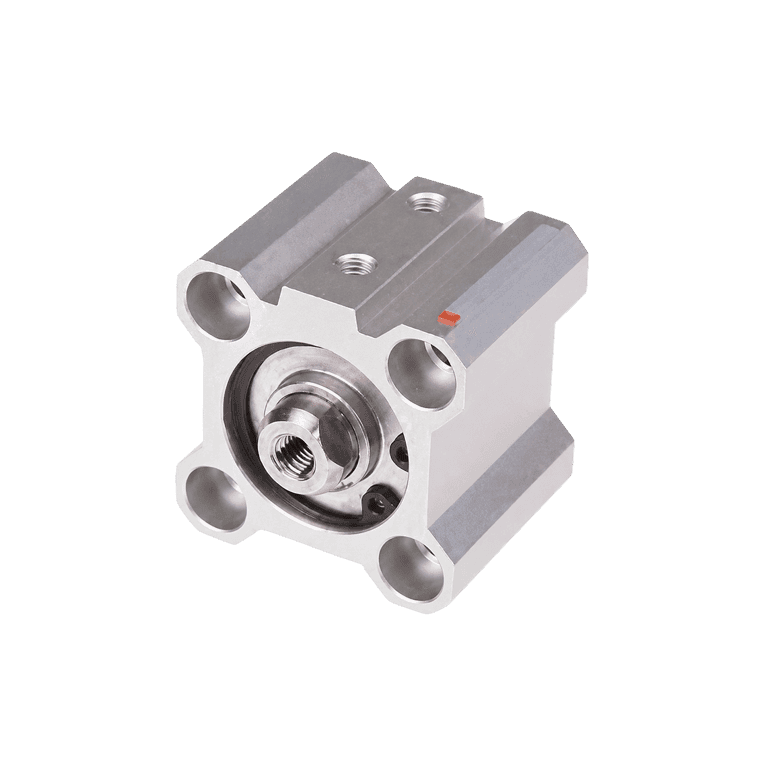 Cilindro Neumático Compacto ø 50 mm x 20 mm, RC 1/4", Doble Efecto, Sin Lubricación, Vástago Hembra - SMC CDQ2B50-20TZ-M9BSDPC - 473462