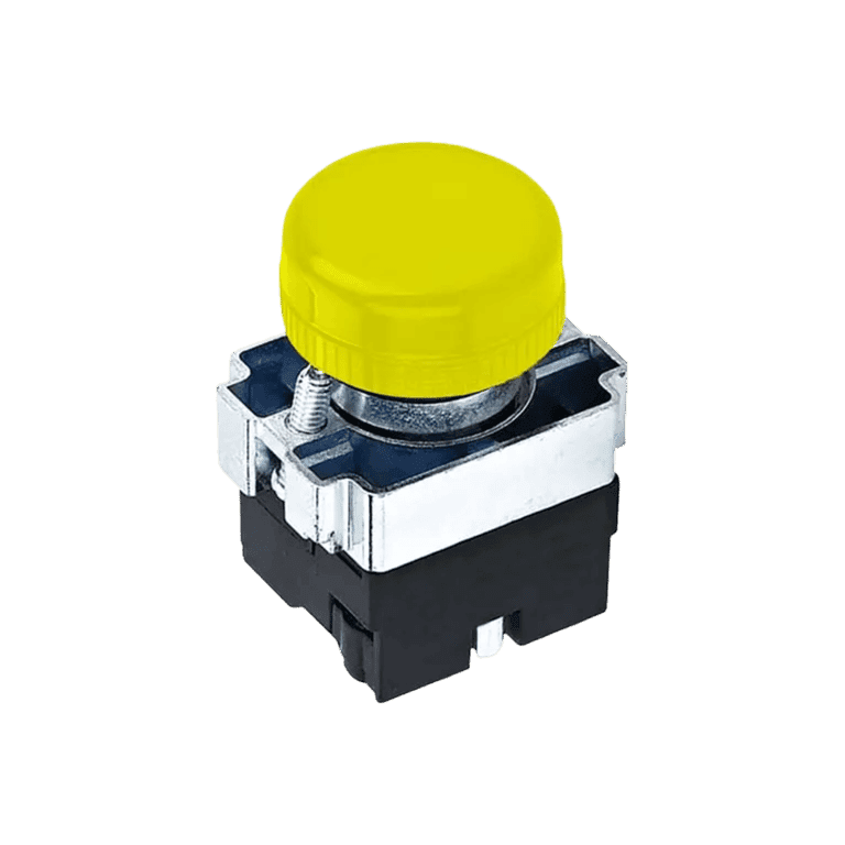 Piloto Luminoso Metalico Ambar 110 V, montaje ø 22 mm, IP40 - Chint NP2-BV65 110V LED - 575626 