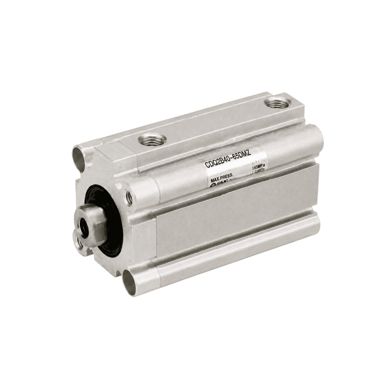 Cilindro Neumático Compacto ø 40 mm x 65 mm, RC 1/8", Doble Efecto, Sin Lubricación, Vástago Macho - SMC CDQ2B40-65DMZ - 218669
