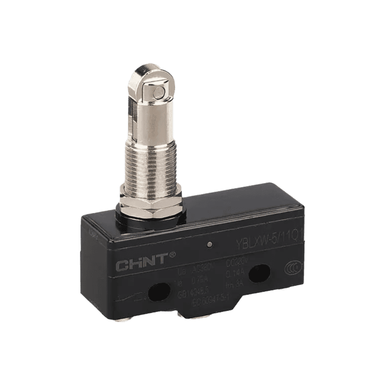 Microinterruptor Limit Switch Émbolo Rodillo Horizontal 1 NO NC, IP52 - Chint YBLXW-5/11Q1 - 466047