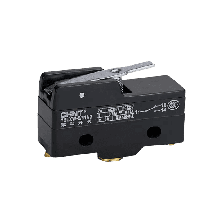 Microinterruptor Limit Switch Palanca Corta 1 NO NC, IP52 - Chint YBLXW-5/11N2 - 466057