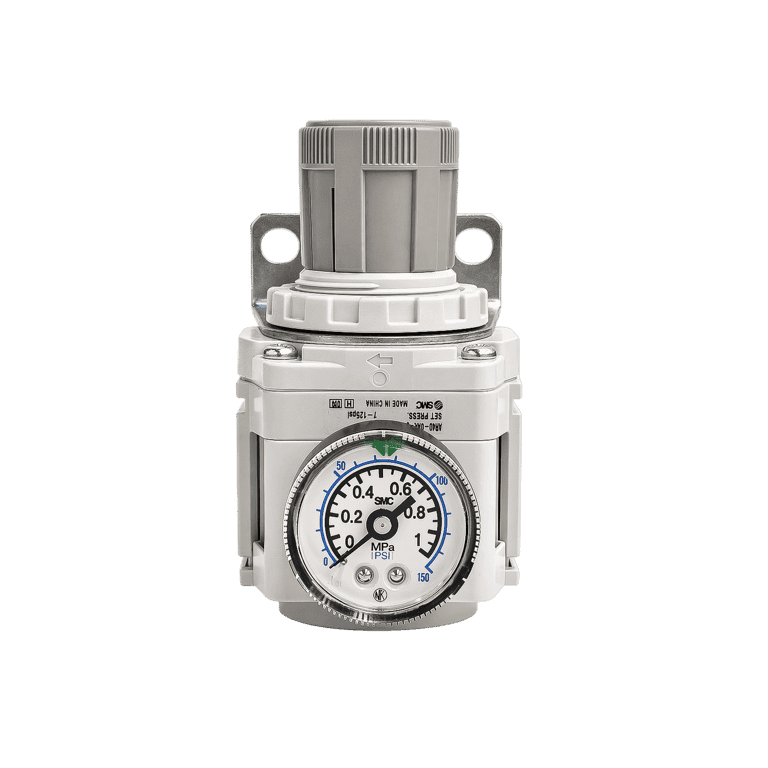 Regulador de Presión 0.05 - 0.85 MPa, 1/2" NPT Manómetro, Bracket - SMC AR40-N04BG-Z-D - 398671