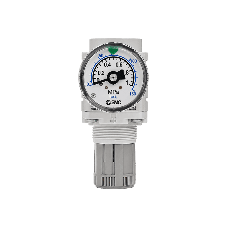 Regulador de Presión 0.05 - 0.85 MPa, 1/4" NPT Manómetro - SMC AR20-N02G-Z-D - 423479