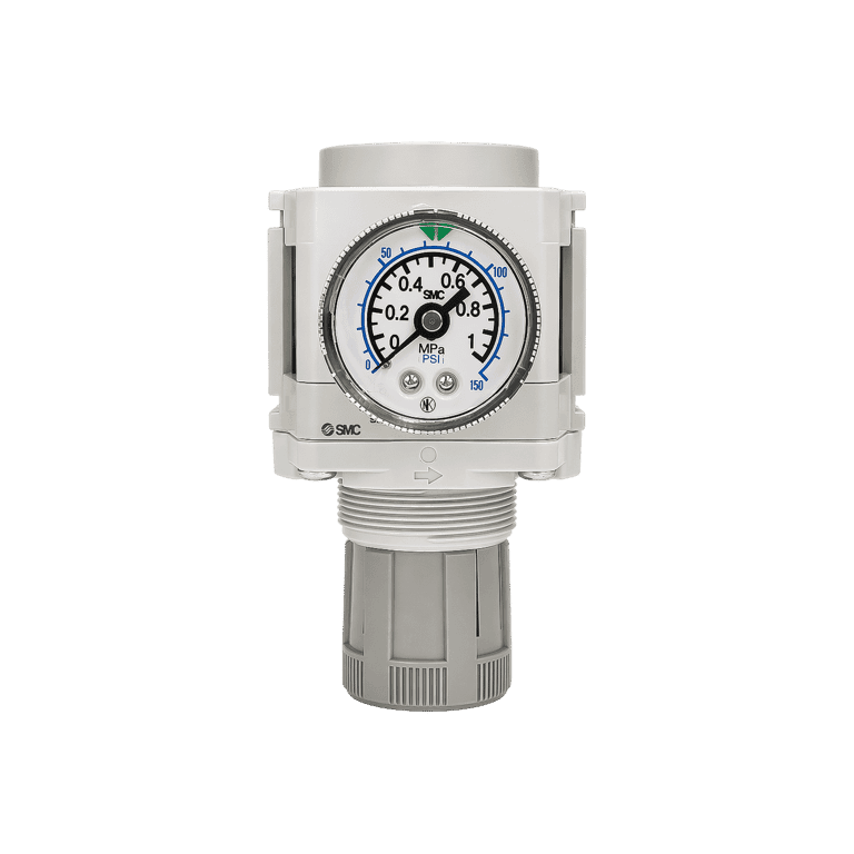 Regulador de Presión 0.05 - 0.85 MPa, 1/2" NPT Manómetro - SMC AR40-N04G-Z-D - 423480