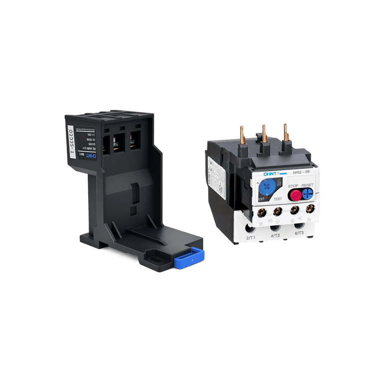 KIT Relevador Térmico de Sobrecarga 0.10 - 0.16 A con Base- Chint NR2-25 0.10-0.16A-MB-2 BASE