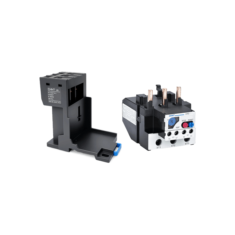 KIT Relevador Térmico de Sobrecarga 63 - 80 A con Base - Chint NR2-93 63-80A-MB-4 base
